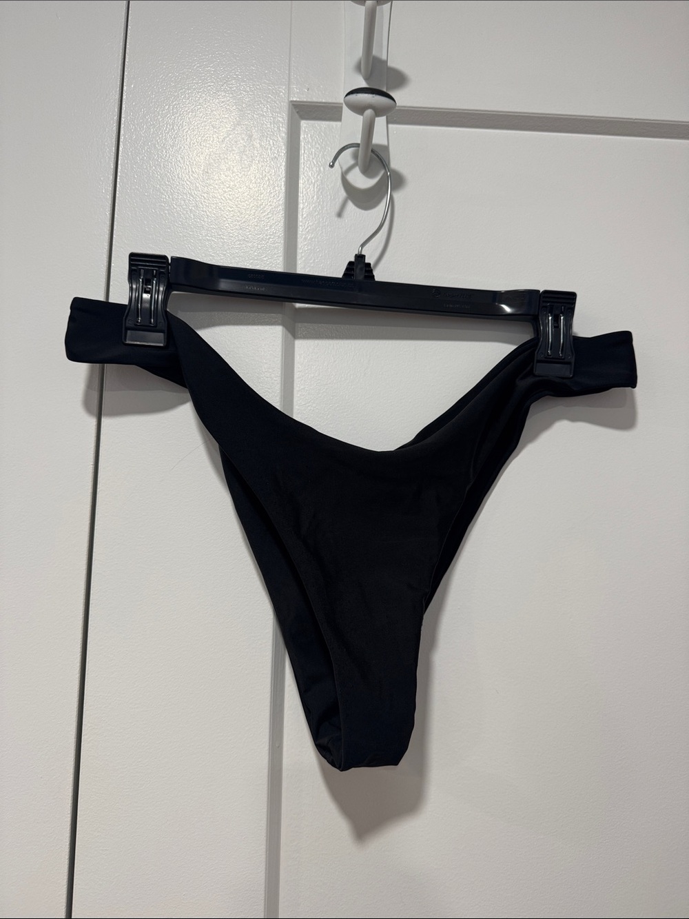 Women's Black High-Cut Bikini Bottom
